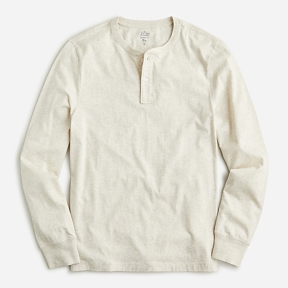 J. Crew Shirts J Crew Brokenin Long Sleeve Henley Size Medium